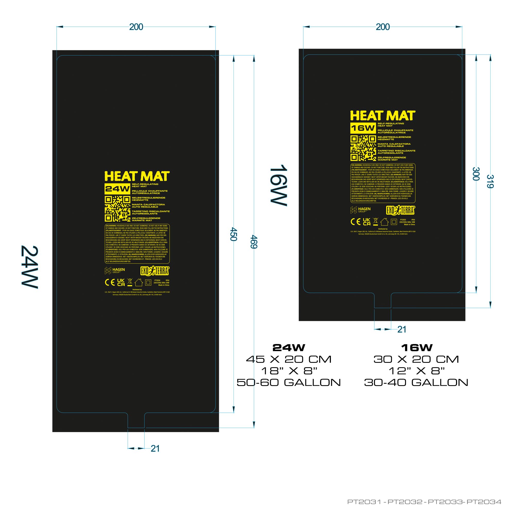 Exo Terra Heat Mat – Self-Regulating Reptile Heating Pad for Terrariums, Conductive Source for Reptiles & Amphibians, Fast Warm-Up, Safe & Energy Efficient, Even Distribution 24W - Image 5