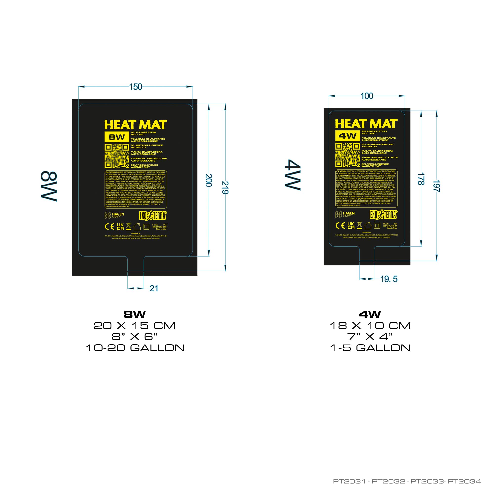 Exo Terra Heat Mat – Self-Regulating Reptile Heating Pad for Terrariums, Conductive Source for Reptiles & Amphibians, Fast Warm-Up, Safe & Energy Efficient, Even Distribution 4W - Image 3